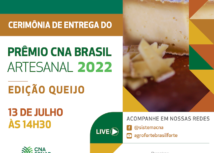 Concurso CNA Prêmio Brasil Artesanal - Queijos