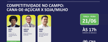 Live - Competitividade no campo: Cana-de-açúcar x Soja/Milho