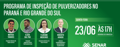 Live - Programa de Inspeção de Pulverizadores no Paraná e Rio Grande do Sul